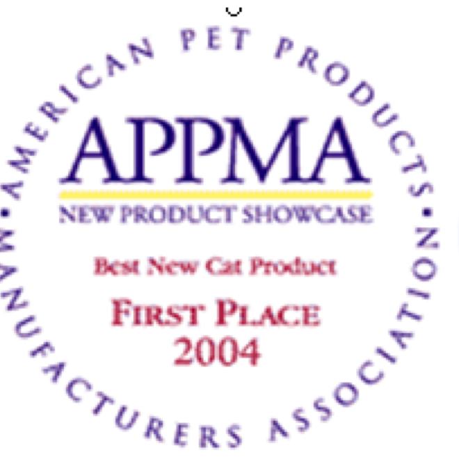 APPMA New Product Showcase Best New Cat Product First Place 2004 award badge